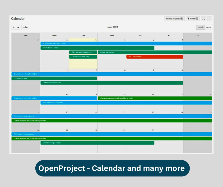 Calendar & many more